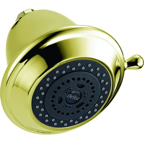  once the nut is loose, carefully pull apart the different components of the shower head. . Delta shower head